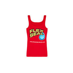 Flex Seal Camiseta Sin Mangas Roja para Mujeres