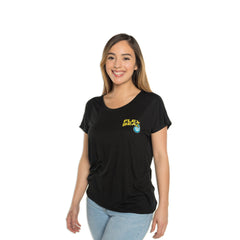 Camiseta de mujer con escote en V